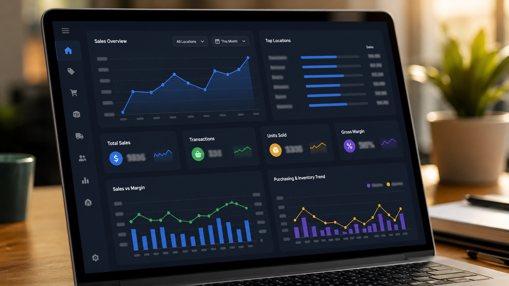 AI reporting dashboard
